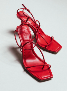 ESSĒN Sandals The Strappy Sandal ESSĒN The Strappy Sandal - Red