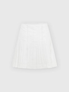 Fredric Mini Skirt 6 Bella Skirt Fredric Bella Pleated Mini Skirt White