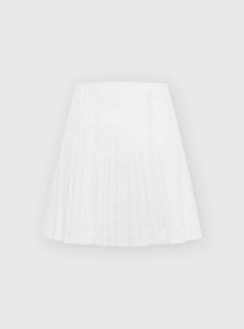 Fredric Mini Skirt Bella Skirt Fredric Bella Pleated Mini Skirt White