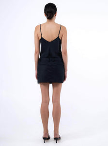 Hyde & Stone Mini Skirt Ria Wool Mini Skirt Shop Hyde & Stone's Ria Wool Mini Skirt in Black