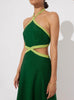 Jillian Boustred Midi Dress Gigi Dress Jillian Boustred Gigi Dress Emerald Green