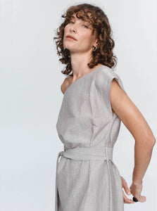 Marle Maxi Dress Oscar Dress Shop Marle's Effortless Oscar Dress in Chocolate Stripe