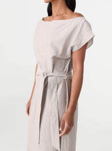 Marle Maxi Dress Oscar Dress Shop Marle's Effortless Oscar Dress in Chocolate Stripe