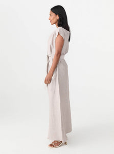 Marle Maxi Dress Oscar Dress Shop Marle's Effortless Oscar Dress in Chocolate Stripe