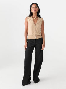 Marle Vest Foundations Vest Shop Marle's Versatile Foundations Vest in Almond