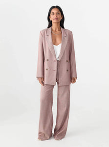 Matin Blazer Double Breasted Jacket Shop Matin's Classic Double Breasted Jacket in Carmine