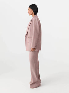 Matin Blazer Double Breasted Jacket Shop Matin's Classic Double Breasted Jacket in Carmine