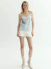 Matin Camisole 6 Lace Trimmed Camisole Shop Matin's Lace Trimmed Camisole in Blue