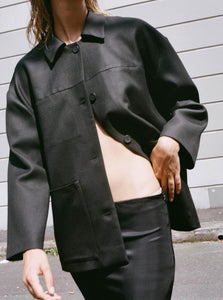 Matin Jacket Car Coat Shop Matin's Car Coat in Black