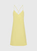 Matin Mini Dress 6 Cross Back Mini Dress Shop Matin's Cross Back Mini Dress in Yellow