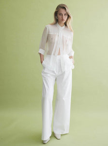 Matin Pants 6 Cotton Pleat Pant Shop Matin's Cotton Pleat Pant in White
