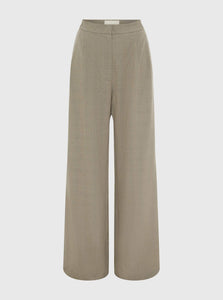Matin Pants 6 Tailored Pleat Pant Shop Matin's Refined Tailored Pleat Pants in Beige Check