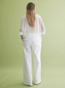 Matin Pants Cotton Pleat Pant Shop Matin's Cotton Pleat Pant in White