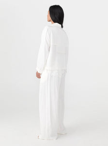 Matin Pants Draped Pull On Pant Shop Matin's Draped Pull On Pant in White