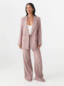 Matin Pants Tailored Pleat Pant Shop Matin's Refined Tailored Pleat Pant in Carmine