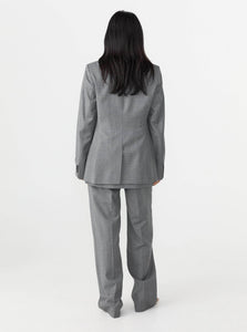 MKDT Studio Blazer Joelie Light Wool Tailored Jacket Shop MKDT Studio's Joelie Light Wool Tailored Jacket in Grey