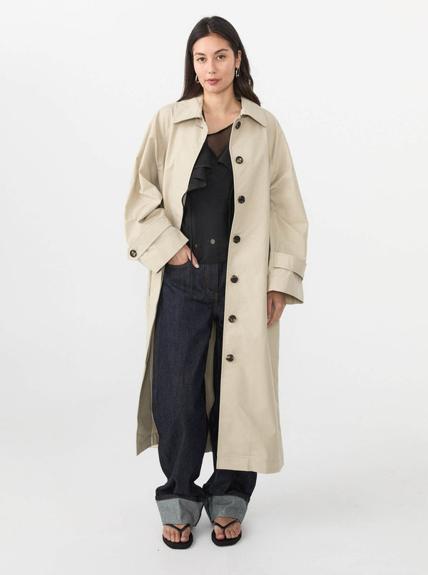 Caro Half Panama Coat – MKDT Studio