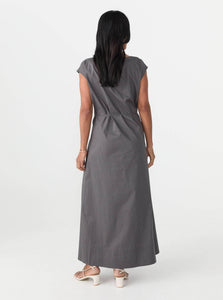 MKDT Studio Midi Dress Daja Dress Shop MKDT Studio's Daja Dress in Grey