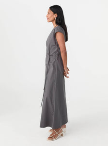 MKDT Studio Midi Dress Daja Dress Shop MKDT Studio's Daja Dress in Grey