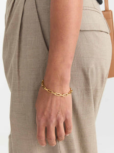 Monarc Jewellery Bracelet Bracelet Sml/Med: 17-18cm Suitor Chain Bracelet & Anklet Gold Vermeil Monarc Jewellery Suitor Chain Bracelet and Anklet Gold Vermeil