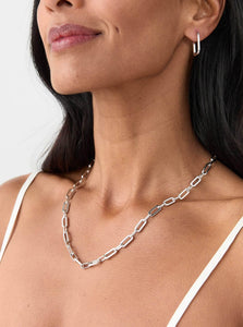 Monarc Jewellery Chain Necklace 50cm Suitor Chain Necklace Monarc Jewellery Suitor Chain Necklace Sterling Silver