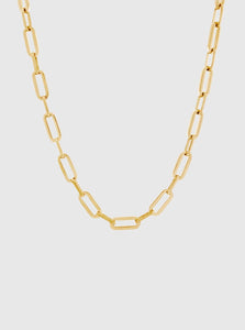 Monarc Jewellery Fine Chain Necklace 40cm Suitor Chain Necklace Gold Vermeil Monarc Jewellery Suitor Chain Necklace Gold Vermeil
