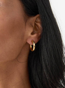 Monarc Jewellery Hoop Earrings Little Chubbies Hoops Gold Vermeil Monarc Jewellery Little Chubbies Hoops Gold Vermeil