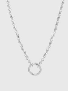 Monarc Jewellery Necklace Cor Chain Necklace. Silver.