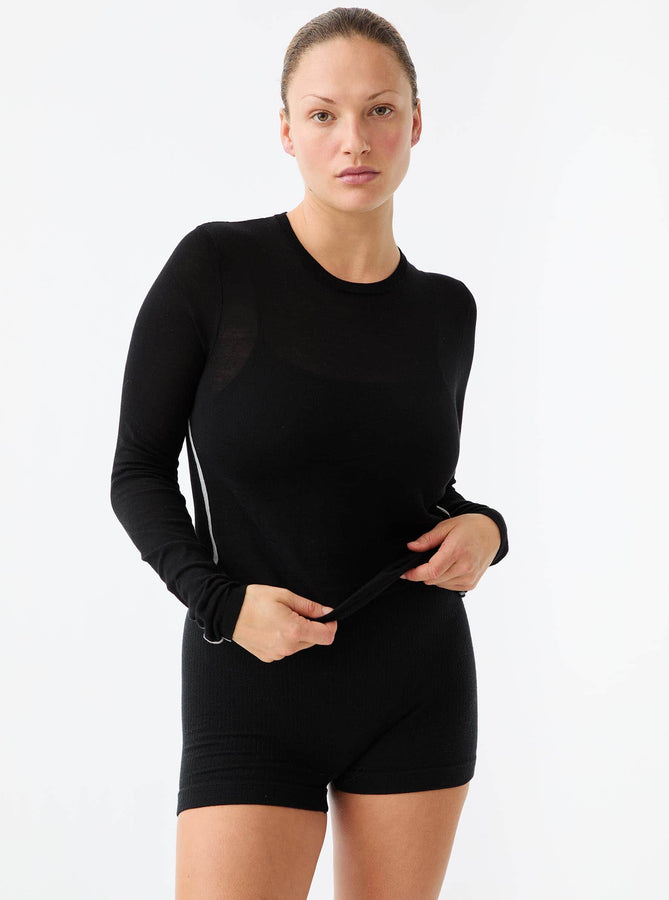 NAGNATA Long Sleeve Top XS Essentials Long Sleeve Top NAGNATA | Essentials Long Sleeve Top – Black | RIISE