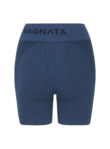 NAGNATA Shorts Ballet Wool Mini Short Shop NAGNATA Ballet Wool Mini Short in Denim