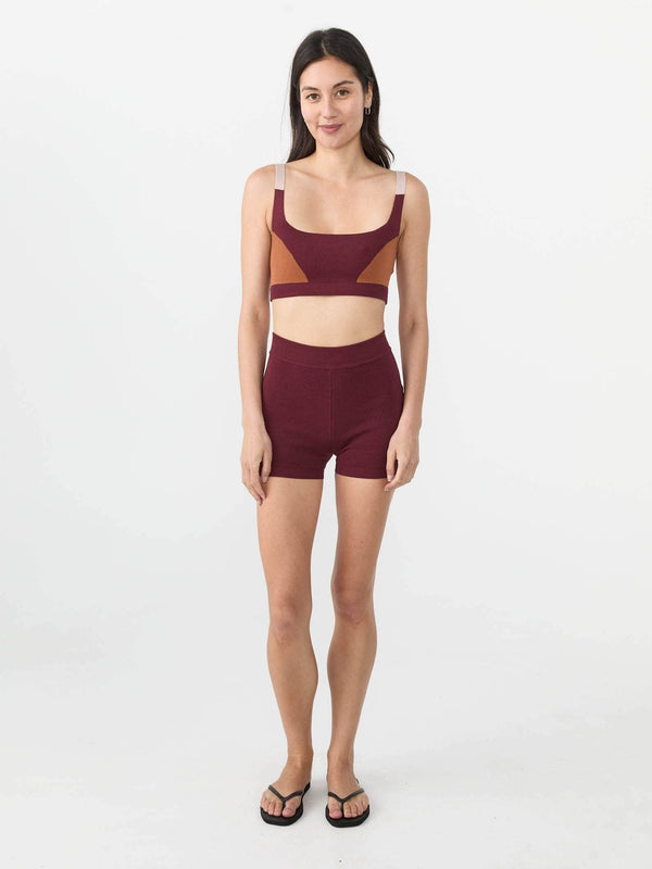 Organic Colour Block Bralet – NAGNATA