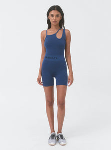 NAGNATA Shorts XS Ballet Wool Mini Short Shop NAGNATA Ballet Wool Mini Short in Denim