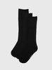 NICO Socks One Size Recycled Cotton Long Socks 3 Pack NICO Recycled Cotton Long Socks 3 Pack Black