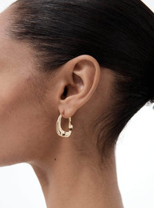 Nina Gordon Hoop Earrings Daija Hoop Gold Shop Nina Gordon's Daija Hoops in Gold