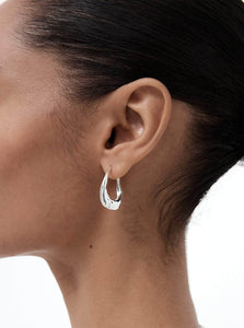 Nina Gordon Hoop Earrings Daija Hoop Silver Shop Nina Gordon's Daija Hoop in Silver