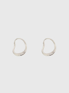 Nina Gordon Hoop Earrings Ventee Hoops Silver Nina Gordon Ventee Hoops Silver