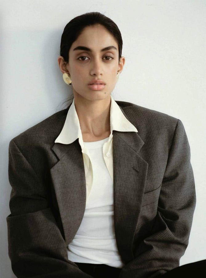 Nina Gordon Stud Earrings Dented Medallion Earrings Shop Nina Gordon's Dented Medallion Earrings in Gold