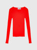 OpéraSPORT Long Sleeve Top Red / XS Eve Seamless Top OpéraSPORT Eve Seamless Top Red