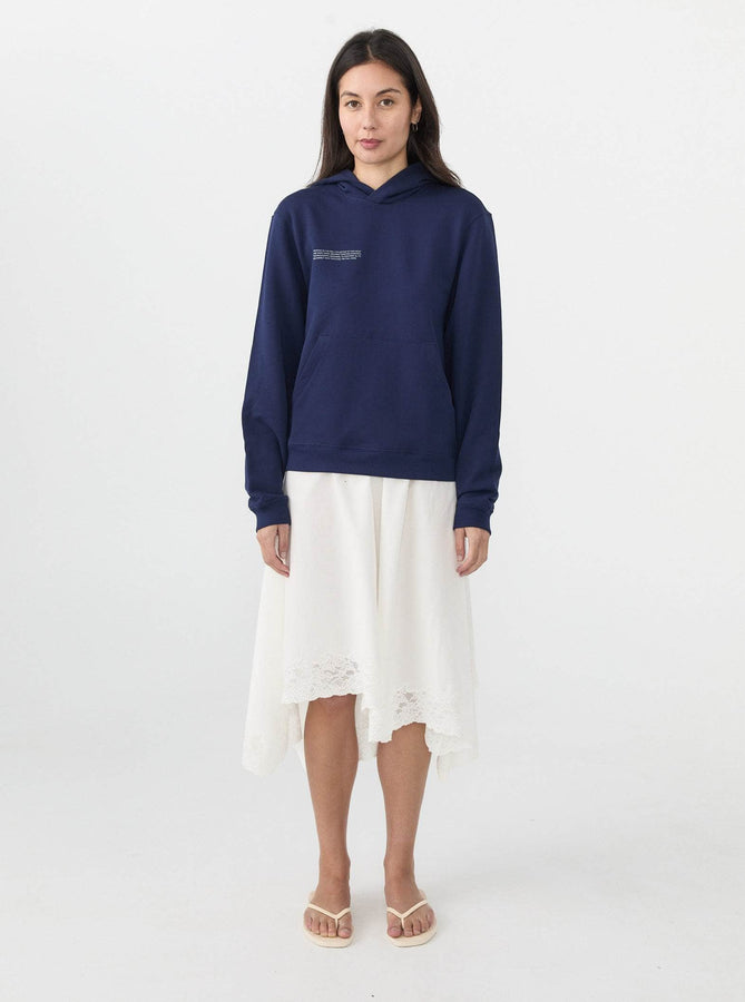 Pangaia Sweater Midweight Hoodie Pangaia | Midweight Hoodie – Ocean Navy | RIISE