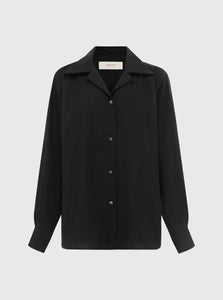 SAINT Women's Shirt Organic Cotton Shirt Black