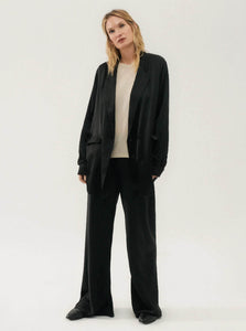 Silk Laundry Blazer Relaxed Blazer Silk Laundry Relaxed Blazer Black