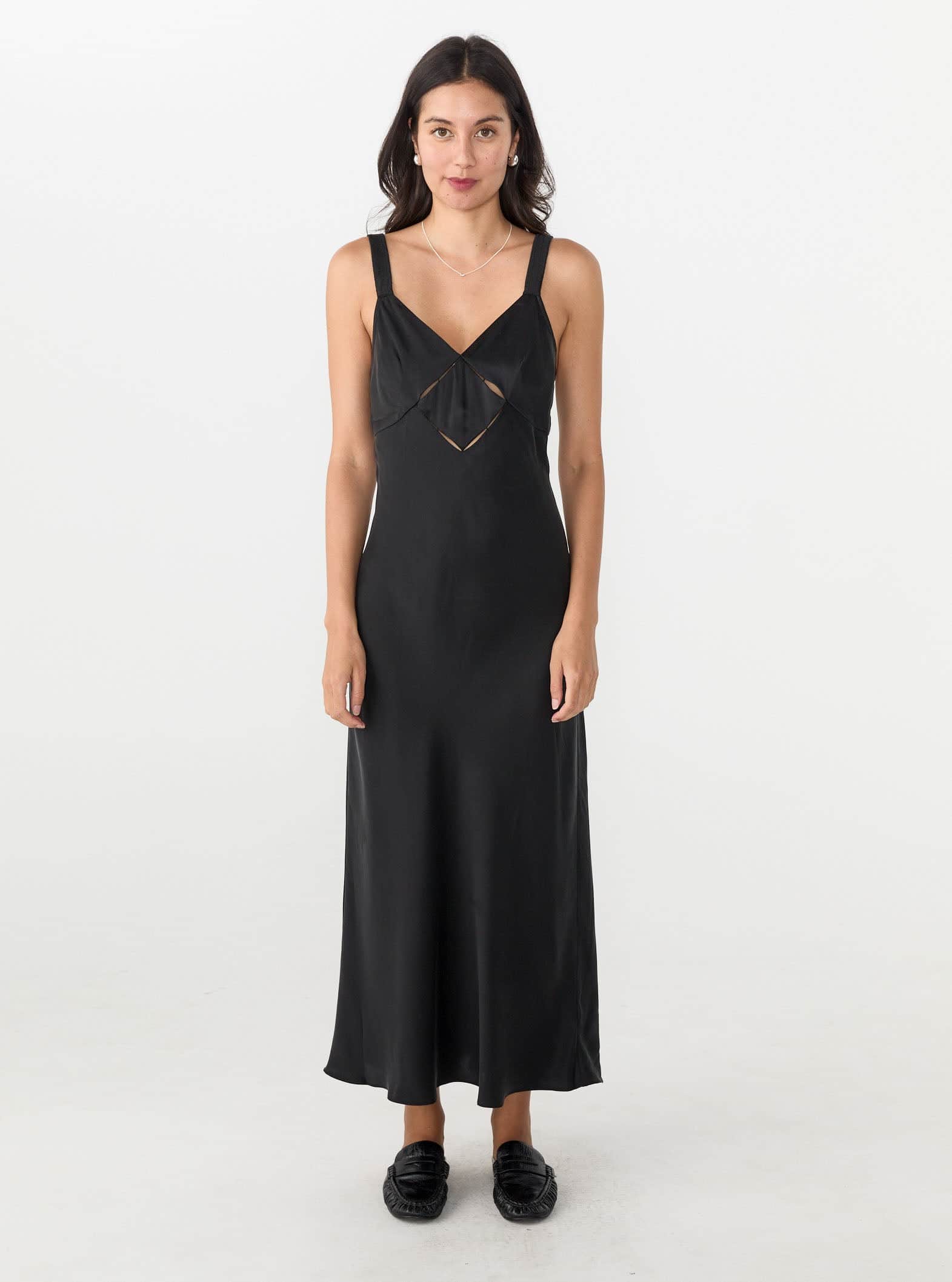 silk laundry dress Silk Laundry | Diamond Deco Ruched Dress – Black | RIISE