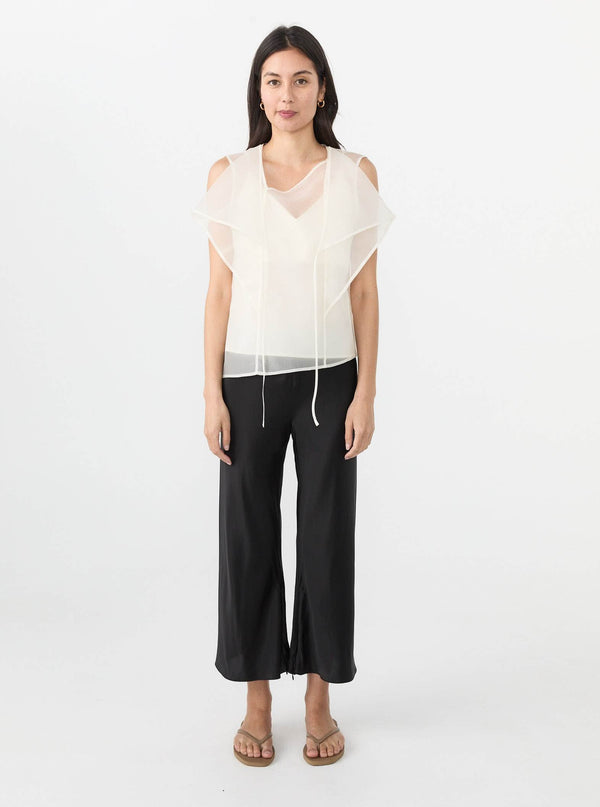 Cropped Bias Cut Pants – Silk Laundry