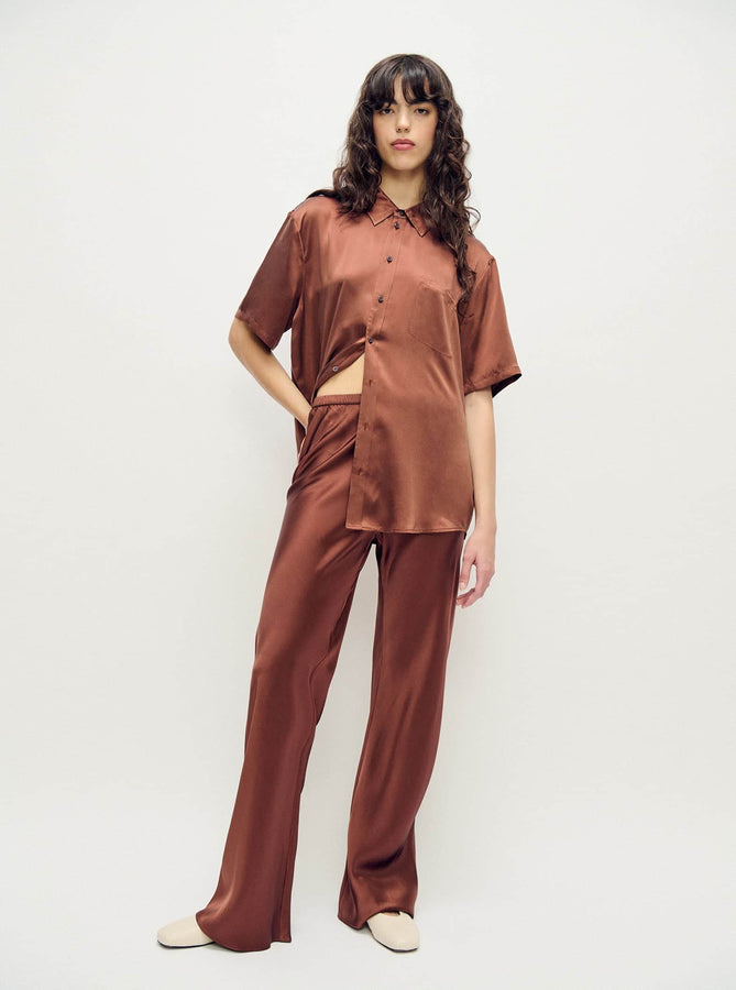 Silk Laundry Pants XS Bias Cut Pant Shop Silk Laundry's Bias Cut Pant in Root