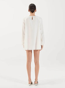 Solaqua Mini Dress Clementine Dress Shop Solaqua's Breezy Clementine Dress in White