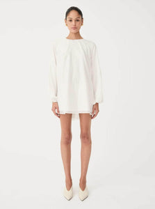 Solaqua Mini Dress Clementine Dress Shop Solaqua's Breezy Clementine Dress in White