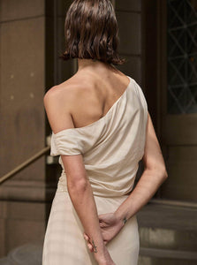 Solaqua Top Genevieve Top Shop Solaqua's Romantic Genevieve Top in Nude