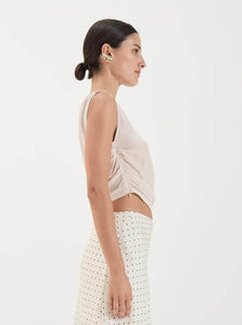 Solaqua Top Genevieve Top Shop Solaqua's Romantic Genevieve Top in Nude