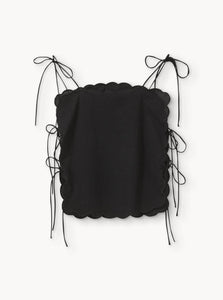 The Garment Kirsten Tie Top (Black) Kirsten Tie Top (Black)