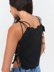 The Garment Kirsten Tie Top (Black) Kirsten Tie Top (Black)